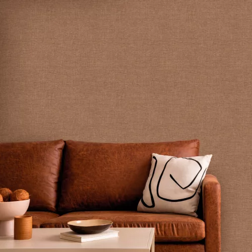 Zambaiti Parati Architexture vlies, vinyl anyagú, barna színű, egyszínű, textilhatású, Modern tapéta