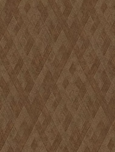 Zambaiti Parati Architexture vlies, vinyl anyagú, barna színű, textilhatású, geometriai, Modern tapéta