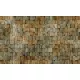 Zambaiti Parati Architexture vlies, vinyl anyagú, zöld, barna színű, kockás, 3d, Modern tapéta
