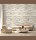 Zeno Maison Luxe papír, vinyl anyagú zöld, beige színű vonalas, struktúrált Modern tapéta