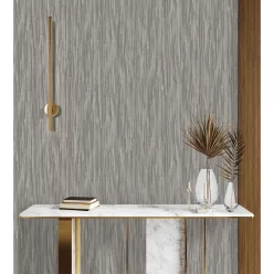   Zeno Maison Luxe papír, vinyl anyagú szürke, barna színű gyűrt Modern tapéta