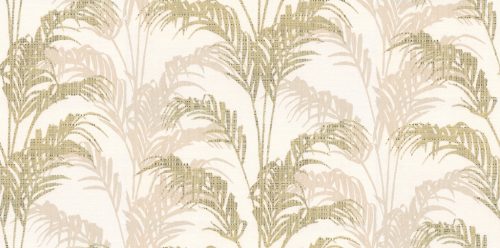 Zeno Maison Luxe papír, vinyl anyagú beige, zöld színű leveles Modern tapéta