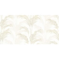   Zeno Maison Luxe papír, vinyl anyagú beige, fehér színű leveles Modern tapéta