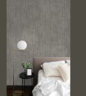 Zeno Maison Luxe papír, vinyl anyagú szürke, ezüst színű szövethatású Modern tapéta