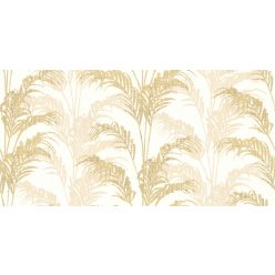   Zeno Maison Luxe papír, vinyl anyagú beige, arany színű leveles Modern tapéta