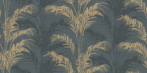 Zeno Maison Luxe papír, vinyl anyagú fekete, szürke, barna színű leveles Modern tapéta
