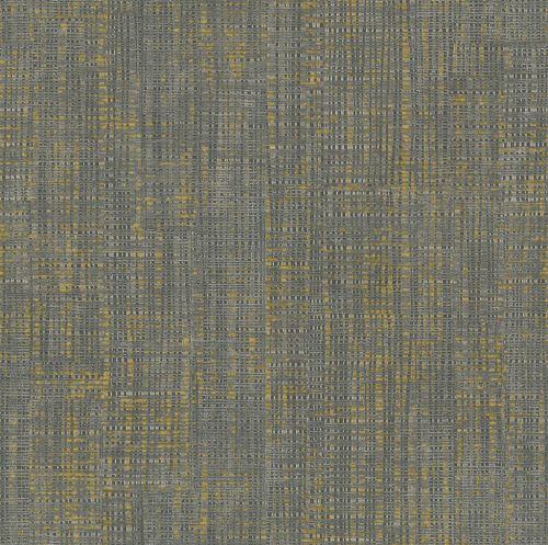 Zeno Maison Luxe papír, vinyl anyagú fekete, arany színű szövethatású Modern tapéta