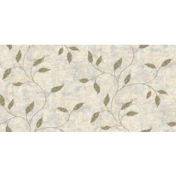   Zeno Maison Luxe papír, vinyl anyagú szürke, beige, zöld színű leveles, foltos Modern tapéta