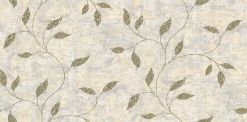 Zeno Maison Luxe papír, vinyl anyagú szürke, beige, zöld színű leveles, foltos Modern tapéta