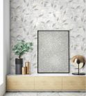 Zeno Maison Luxe papír, vinyl anyagú szürke, beige, zöld színű leveles, foltos Modern tapéta