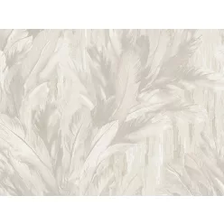   Zeno Tahiti vlies, vinyl anyagú, beige, szürke színű, leveles, Modern tapéta