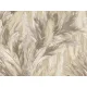 Zeno Tahiti vlies, vinyl anyagú, beige, szürke színű, leveles, Modern tapéta