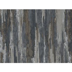   Zeno Tahiti vlies, vinyl anyagú, kék, barna, ezüst színű, foltos, struktúrált, Modern tapéta