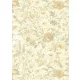 Zeno Silva Essence, vlies, vinyl anyagú, beige, barna, fehér színű, virágos, Modern tapéta