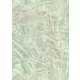 Zeno Silva Essence, vlies, vinyl anyagú, zöld, beige, gyöngyház színű, leveles, Modern tapéta