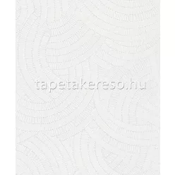   Vertical Art Phoenix vlies, habos anyagú fehér, szürke színű körös, geometriai modern tapéta