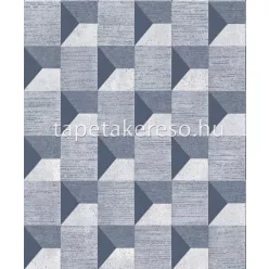   Vertical Art Phoenix vlies, habos anyagú kék, fehér színű geometriai modern tapéta