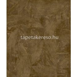   Vertical Art Tempo vlies, habos anyagú barna, arany színű geometriai modern tapéta
