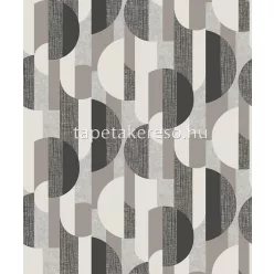   Vertical Art Tempo vlies, habos anyagú fehér, barna, fekete színű geometriai modern tapéta