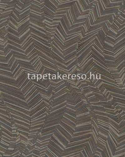 Vertical Art Tempo vlies, habos anyagú barna, szürke színű hullámos modern tapéta