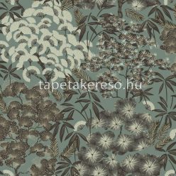   VaVex Vavex 2025 vinyl, vlies anyagú zöld, fekete, arany színű növényes modern tapéta
