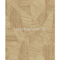  Grandeco Attitude habos, vlies anyagú barna színű geometriai modern tapéta