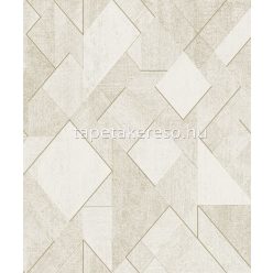   Omura Vertical Art habos, vlies anyagú beige színű geometriai modern tapéta