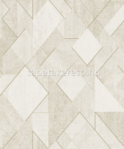 Omura Vertical Art habos, vlies anyagú beige színű geometriai modern tapéta