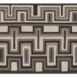   Khroma Amani vlies anyagú fekete, barna, beige színű geometriai Modern tapéta