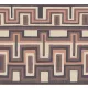 Khroma Amani vlies anyagú barna, beige, fekete színű geometriai Modern tapéta