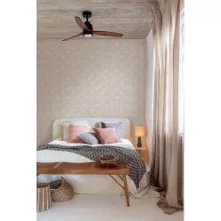   Khroma Amani vlies anyagú beige színű vonalas, geometriai Modern tapéta