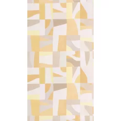   Caselio Azur, vinyl, vlies anyagú, fehér, sárga, beige színű, geometriai, Modern tapéta