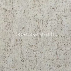   Omexco Cobra parafa, vlies anyagú törtfehér, ezüst színű kockás, foltos modern, natural tapéta