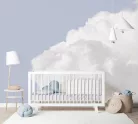 AS Creation DesignWalls 2 vlies anyagú fehér, kék színű felhős modern poszter