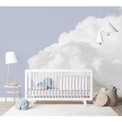   AS Creation DesignWalls 2 vlies anyagú fehér, kék színű felhős modern poszter