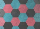 AS Creation DesignWalls 2 vlies anyagú kék, fekete, pink színű geometriai modern poszter