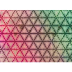   AS Creation DesignWalls 2 vlies anyagú zöld, rózsaszín, barna, sárga színű 3d, geometriai modern poszter