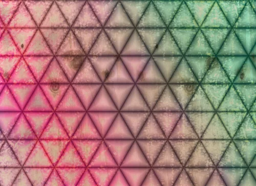 AS Creation DesignWalls 2 vlies anyagú zöld, rózsaszín, barna, sárga színű 3d, geometriai modern poszter