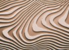 AS Creation DesignWalls 2 vlies anyagú barna színű 3d, hullámos modern poszter