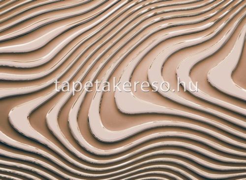 AS Creation DesignWalls 2 vlies anyagú barna színű 3d, hullámos modern poszter