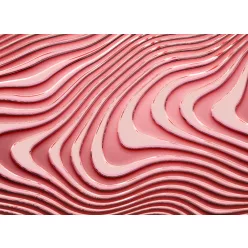   AS Creation DesignWalls 2 vlies anyagú rózsaszín színű 3d, hullámos modern poszter