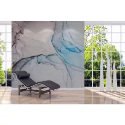   AS Creation DesignWalls 2 vlies anyagú kék, barna, szürke színű absztrakt, festmény modern poszter