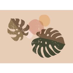   AS Creation DesignWalls 2 vlies anyagú barna, beige, fekete, sárga színű leveles modern poszter