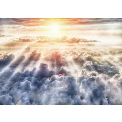   AS Creation DesignWalls 2 vlies anyagú sárga, kék, szürke színű felhős modern poszter