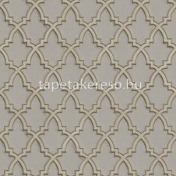   Design ID Wallstitch vlies, vinyl anyagú szürke, barna színű geometriai modern tapéta