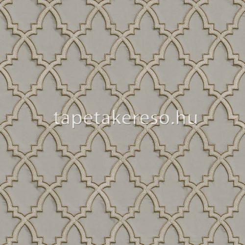 Design ID Wallstitch vlies, vinyl anyagú szürke, barna színű geometriai modern tapéta