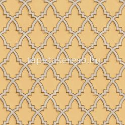   Design ID Wallstitch vlies, vinyl anyagú sárga, barna színű geometriai modern tapéta