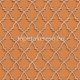 Design ID Wallstitch vlies, vinyl anyagú narancssárga, barna színű geometriai modern tapéta