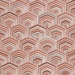   Design ID Wallstitch vlies, vinyl anyagú mályva, barna, csillámos színű geometriai modern tapéta
