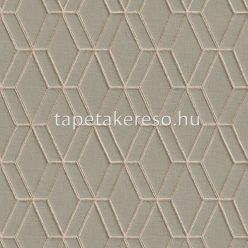   Design ID Wallstitch vlies, vinyl anyagú szürke színű 3d, geometriai modern tapéta